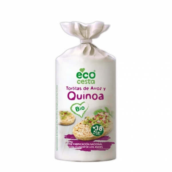 Tortitas de arroz y quinoa ecológicas Ecocesta 120 g